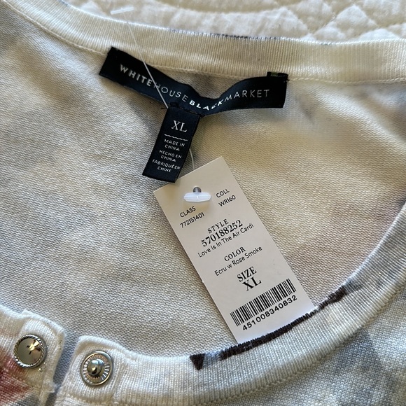NWT White House black market cardigan - Picture 8 of 11